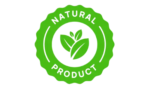 100% natural ingredients badge