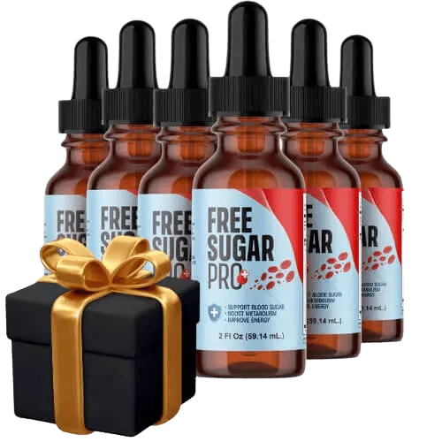 Free Sugar Pro 6 bottles package